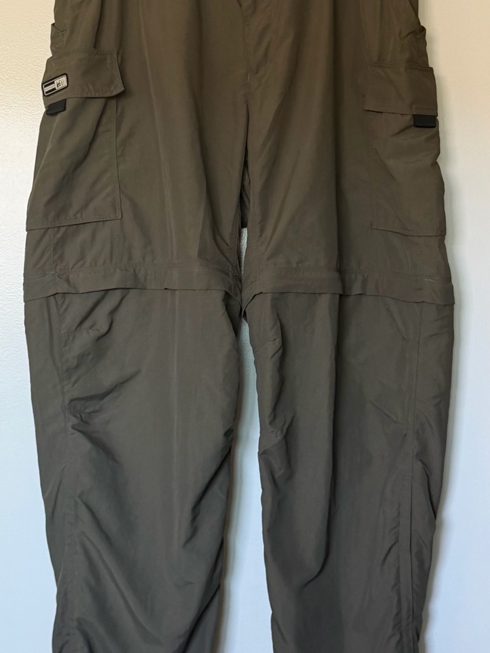 REI Olive Convertible Cargo Pants